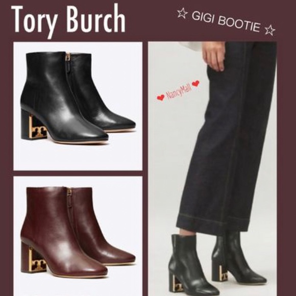 Tory Burch Woman’s Gigi Black Leather Boots - Picture 2 of 15